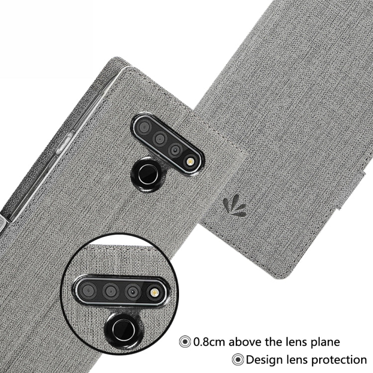 For LG Stylo 6 ViLi Side Button Magnetic Suction Type Shockproof TPU + PU Horizontal Flip Protective Case with Card Slot & Holder & Wallet(Grey) - LG by ViLi | Online Shopping UK | buy2fix