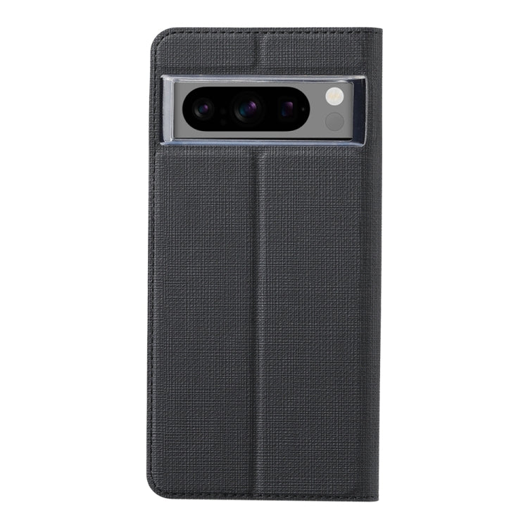 For Google Pixel 8 Pro ViLi DMX Series TPU + PU Leather Magnetic Phone Case(Black) - Google Cases by ViLi | Online Shopping UK | buy2fix