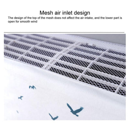 Do Not Take Dust-proof And Anti Direct Blowing Simple Wind Hanging Machine Air Conditioner Moon Cover, Size:Width 86 × Thickness 20 × Height 90cm(Plantain Leaves) - Dust Covers by buy2fix | Online Shopping UK | buy2fix