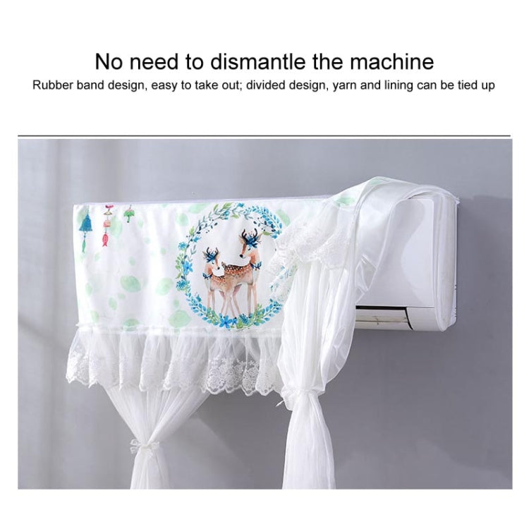 Do Not Take Dust-proof And Anti Direct Blowing Simple Wind Hanging Machine Air Conditioner Moon Cover, Size:Width 92 × Thickness 20 × Height 90cm(Shadow Of The Trees) - Dust Covers by buy2fix | Online Shopping UK | buy2fix