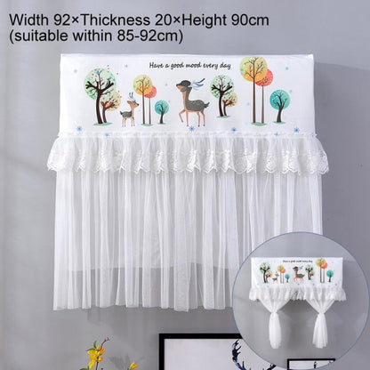 Do Not Take Dust-proof And Anti Direct Blowing Simple Wind Hanging Machine Air Conditioner Moon Cover, Size:Width 98 × Thickness 20 × Height 90cm(Cartoon Deer) - Dust Covers by buy2fix | Online Shopping UK | buy2fix