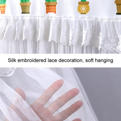 Do Not Take Dust-proof And Anti Direct Blowing Simple Wind Hanging Machine Air Conditioner Moon Cover, Size:Width 98 × Thickness 20 × Height 90cm(Green Leaf) - Dust Covers by buy2fix | Online Shopping UK | buy2fix