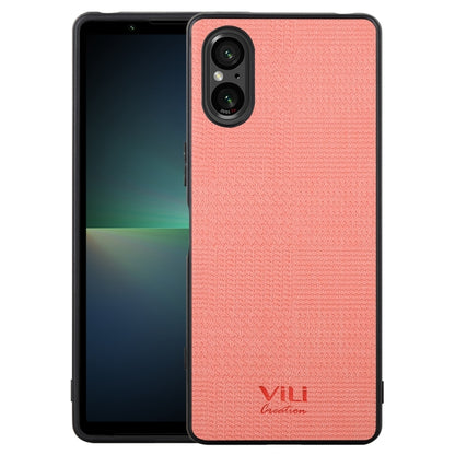 For Sony Xperia 5 V ViLi TH Series Shockproof Phone Case(Pink) - Sony Cases by ViLi | Online Shopping UK | buy2fix