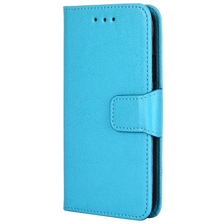 For Motorola Moto G Play 4G 2024 Crystal Texture Leather Phone Case(Sky Blue) - Motorola Cases by buy2fix | Online Shopping UK | buy2fix