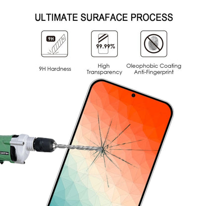 For Samsung Galaxy S24 5G Full Glue Screen Tempered Glass Film, Support Fingerprint Unlocking - Galaxy S24 5G Tempered Glass by buy2fix | Online Shopping UK | buy2fix