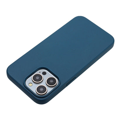 For iPhone 12 Pro Max Wheat MagSafe Magnetic Straw Material + TPU Phone Case(Blue) - iPhone 12 Pro Max Cases by buy2fix | Online Shopping UK | buy2fix