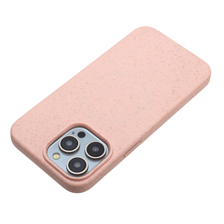 For iPhone 11 Pro Wheat MagSafe Magnetic Straw Material + TPU Phone Case(Pink) - iPhone 11 Pro Cases by buy2fix | Online Shopping UK | buy2fix