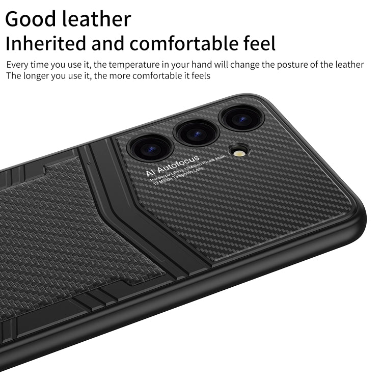 For Samsung Galaxy S24+ 5G GKK TPU + PU Full Coverage Phone Case(Twill Texture) - Galaxy S24+ 5G Cases by GKK | Online Shopping UK | buy2fix