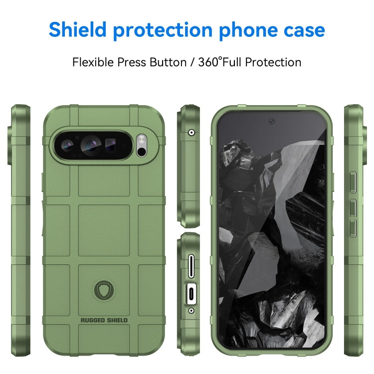 For Google Pixel 9 Pro Full Coverage Shockproof TPU Phone Case(Green) - Google Cases by buy2fix | Online Shopping UK | buy2fix