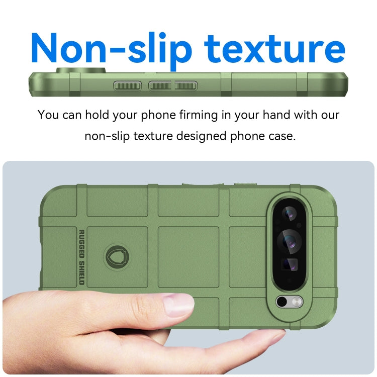 For Google Pixel 9 Pro Full Coverage Shockproof TPU Phone Case(Green) - Google Cases by buy2fix | Online Shopping UK | buy2fix