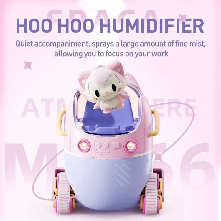 MJ066 220ML Portable Desktop Cute Cartoon Tank Car Air Humidifier with LED Lights, Model:Rechargeable(Green) - Air Purifiers & Accessories by buy2fix | Online Shopping UK | buy2fix