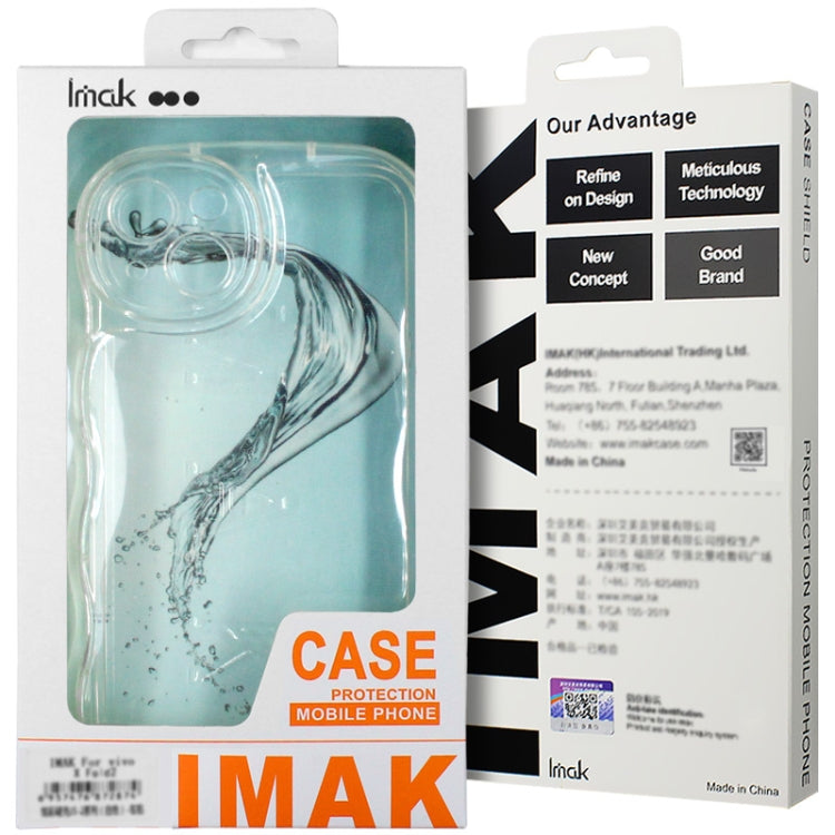 For iPhone 14 Pro Max IMAK Wave Bubble Soft Shockproof Phone Case(Purple) - iPhone 14 Pro Max Cases by imak | Online Shopping UK | buy2fix