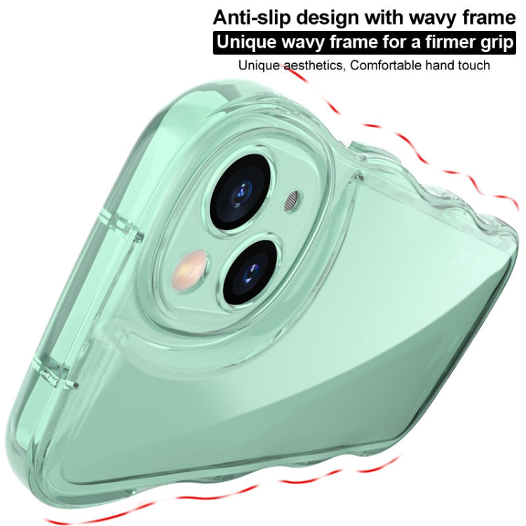 For iPhone 15 Pro Max IMAK Wave Bubble Soft Shockproof Phone Case(Transparent) - iPhone 15 Pro Max Cases by imak | Online Shopping UK | buy2fix