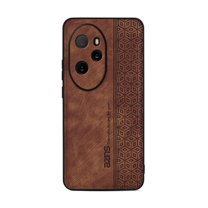 For Honor 100 Pro AZNS 3D Embossed Skin Feel Phone Case(Brown) - Honor Cases by AZNS | Online Shopping UK | buy2fix