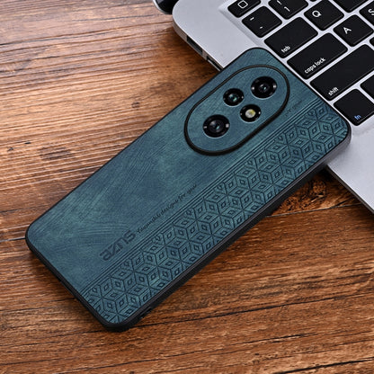 For Honor 200 Pro AZNS 3D Embossed Skin Feel Phone Case(Dark Green) - Honor Cases by AZNS | Online Shopping UK | buy2fix