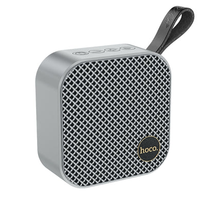 hoco HC22 Auspicious Outdoor Bluetooth 5.2 Speaker Support TF Card / FM / TWS(Grey) - Mini Speaker by hoco | Online Shopping UK | buy2fix