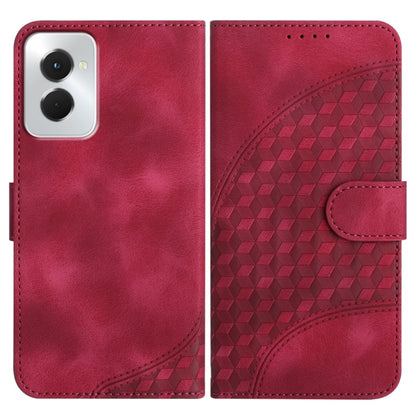 For Motorola Moto G Power 5G 2024 YX0060 Elephant Head Embossed Phone Leather Case with Lanyard(Rose Red) - Motorola Cases by buy2fix | Online Shopping UK | buy2fix