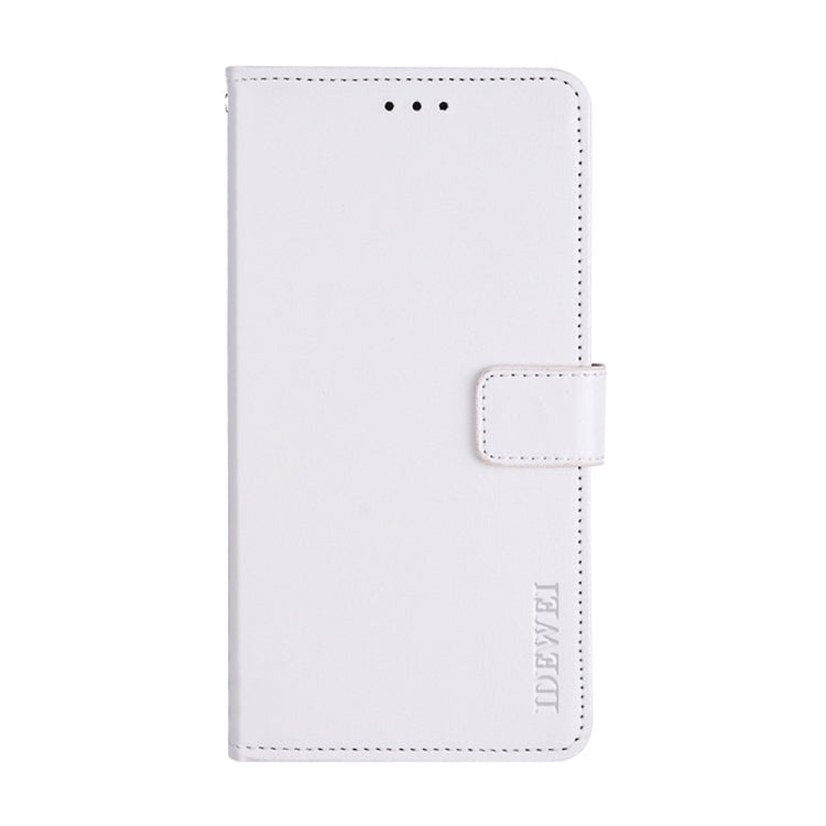 For Nokia G42 5G idewei Crazy Horse Texture Leather Phone Case with Holder(White) - Nokia Cases by idewei | Online Shopping UK | buy2fix