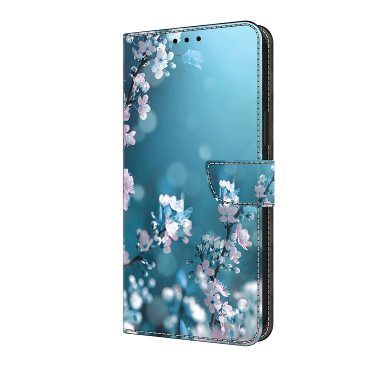 For Honor Magic6 Lite Crystal 3D Shockproof Protective Leather Phone Case(Plum Flower) - Honor Cases by buy2fix | Online Shopping UK | buy2fix