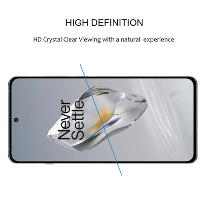 For OnePlus 12 9H HD 3D Curved Edge Tempered Glass Film(Black) - OnePlus Tempered Glass by buy2fix | Online Shopping UK | buy2fix