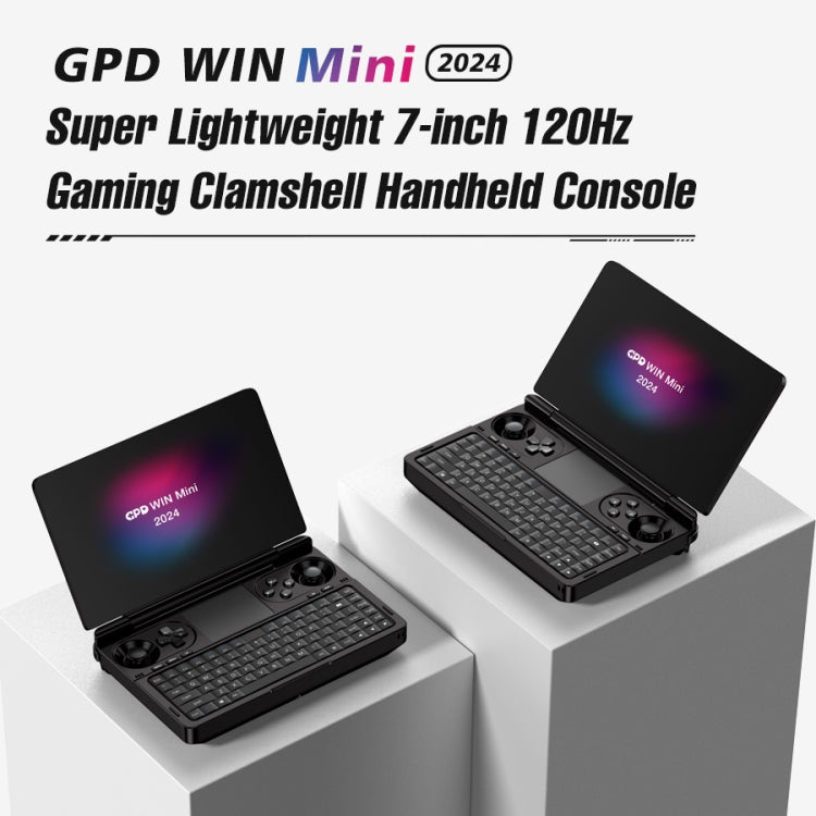 GPD WIN Mini 2024 7 inch Handheld Gaming PC Windows 11 Home AMD Ryzen 7 8840U 32GB+2TB(Black) - Others by GPD | Online Shopping UK | buy2fix