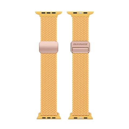 For Apple Watch Series 10 42mm DUX DUCIS Mixture Pro Series Magnetic Buckle Nylon Braid Watch Band(Sunny Color) - Watch Bands by DUX DUCIS | Online Shopping UK | buy2fix