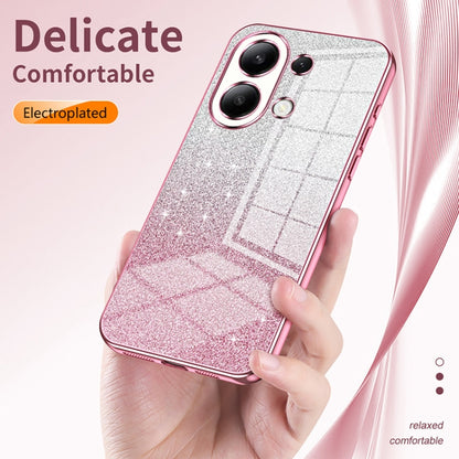 For Xiaomi Redmi K30 Pro / K30 Ultra Gradient Glitter Powder Electroplated Phone Case(Pink) - Xiaomi Cases by buy2fix | Online Shopping UK | buy2fix