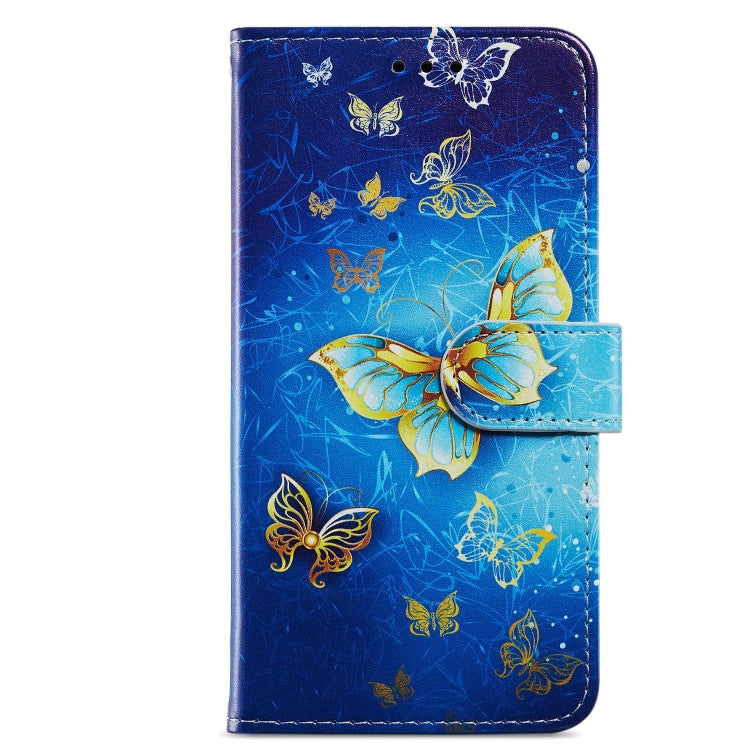 For Blackview A55 Pro Painted Pattern Horizontal Flip Leather Phone Case(Butterfly) - More Brand by buy2fix | Online Shopping UK | buy2fix