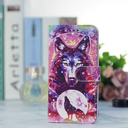 For Blackview A55 Pro Painted Pattern Horizontal Flip Leather Phone Case(Wolf Totem) - More Brand by buy2fix | Online Shopping UK | buy2fix