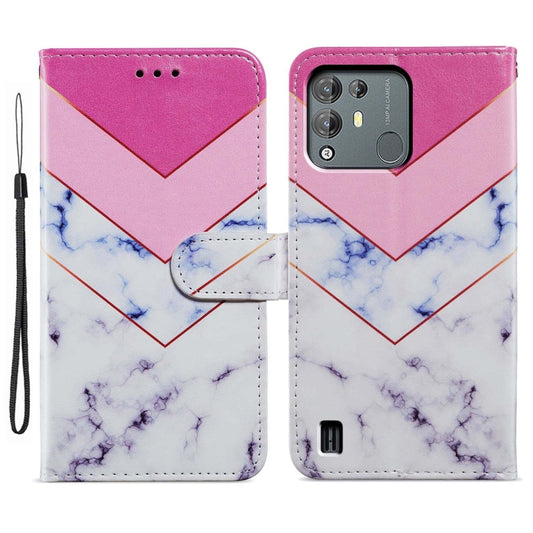 For Blackview A55 Pro Painted Pattern Horizontal Flip Leather Phone Case(Smoke Marble) - More Brand by buy2fix | Online Shopping UK | buy2fix