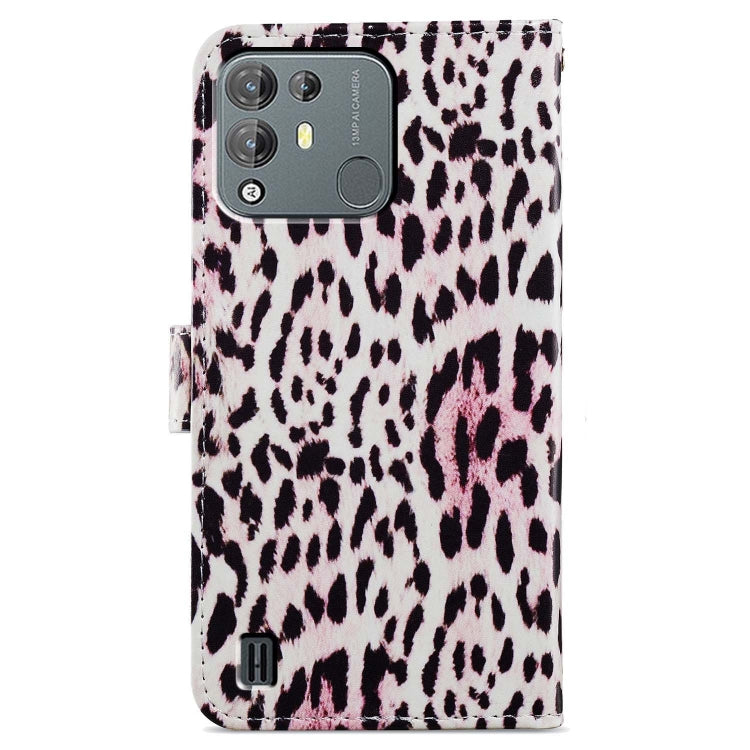 For Blackview A55 Pro Painted Pattern Horizontal Flip Leather Phone Case(Leopard) - More Brand by buy2fix | Online Shopping UK | buy2fix