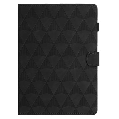 For iPad Pro 11 2024 Diamond Texture Embossed Leather Smart Tablet Case(Black) - iPad Pro 11 2024 Cases by buy2fix | Online Shopping UK | buy2fix