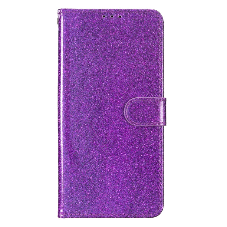 For Blackview A55 Pro Glitter Powder Flip Leather Phone Case(Purple) - More Brand by buy2fix | Online Shopping UK | buy2fix