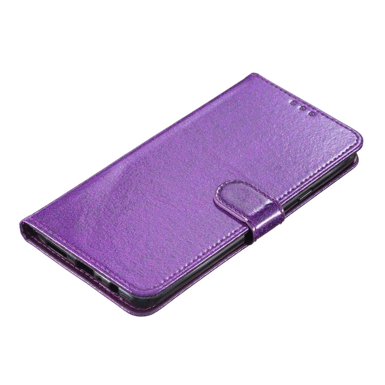 For Blackview A55 Pro Glitter Powder Flip Leather Phone Case(Purple) - More Brand by buy2fix | Online Shopping UK | buy2fix