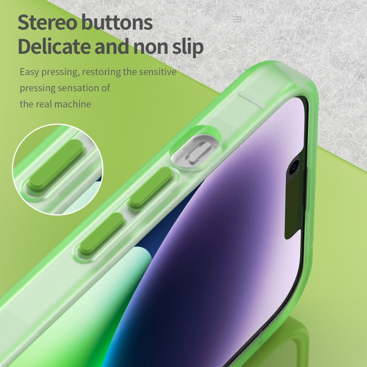 For iPhone 16 MagSafe Frosted Translucent TPU + PC Full Coverage Phone Case(Green) - iPhone 16 Cases by buy2fix | Online Shopping UK | buy2fix