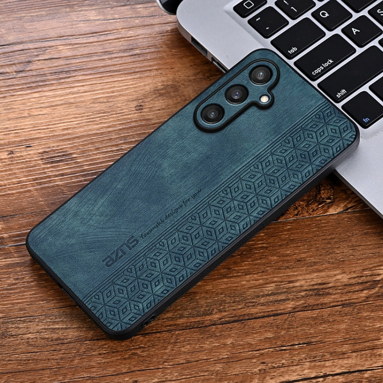 For Samsung Galaxy S24+ 5G AZNS 3D Embossed Skin Feel Phone Case(Dark Green) - Galaxy S24+ 5G Cases by AZNS | Online Shopping UK | buy2fix