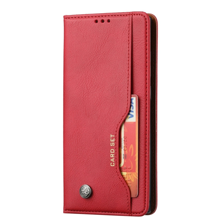 For Samsung Galaxy S25 Ultra 5G Knead Skin Texture Flip Leather Phone Case(Red) - Galaxy S25 Ultra 5G Cases by buy2fix | Online Shopping UK | buy2fix