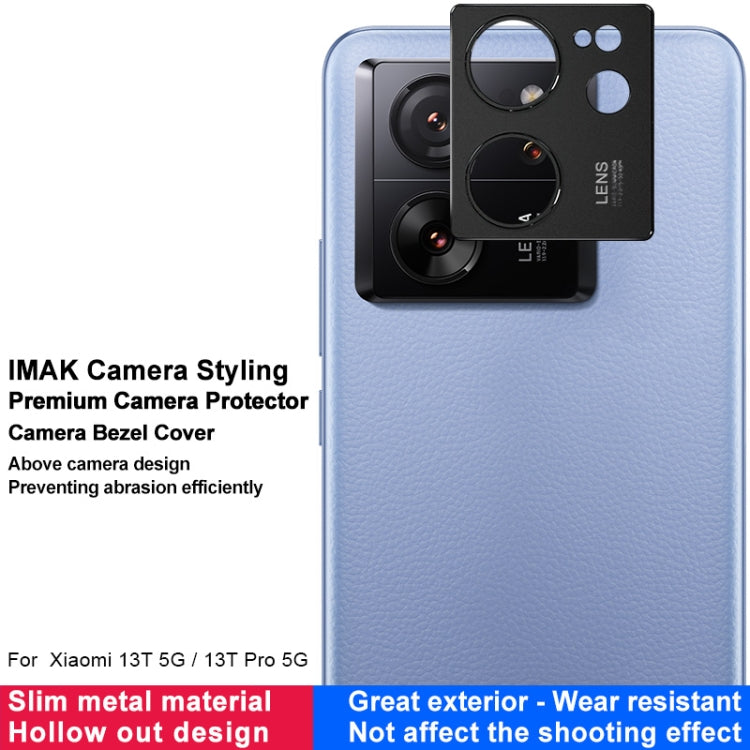 For Xiaomi 13T 5G/13T Pro 5G IMAK Metal Camera Lens Protector Cover - For Xiaomi by imak | Online Shopping UK | buy2fix