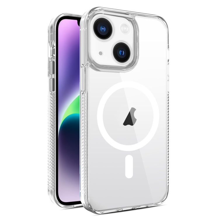 For iPhone 14 Plus 2.5mm MagSafe Acrylic Hybrid TPU Phone Case(Transparent) - iPhone 14 Plus Cases by buy2fix | Online Shopping UK | buy2fix