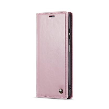 For Samsung Galaxy A15 CaseMe 003 Crazy Horse Texture Flip Leather Phone Case(Pink) - Galaxy Phone Cases by CaseMe | Online Shopping UK | buy2fix