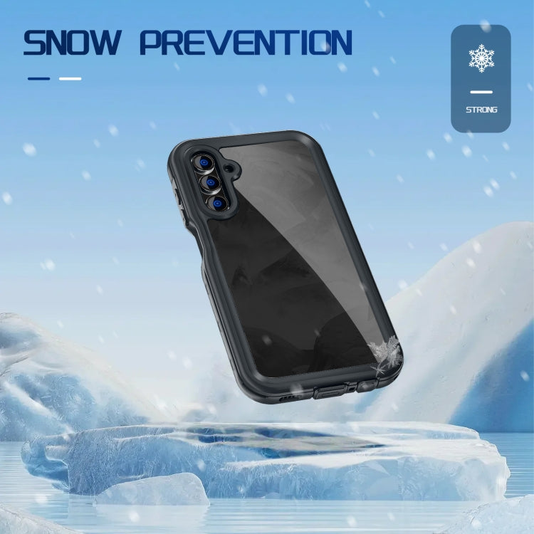 For Samsung Galaxy A15 5G RedPepper 360 Full Body Rugged IP68 Waterproof Phone Case(Black) - Galaxy Phone Cases by RedPepper | Online Shopping UK | buy2fix