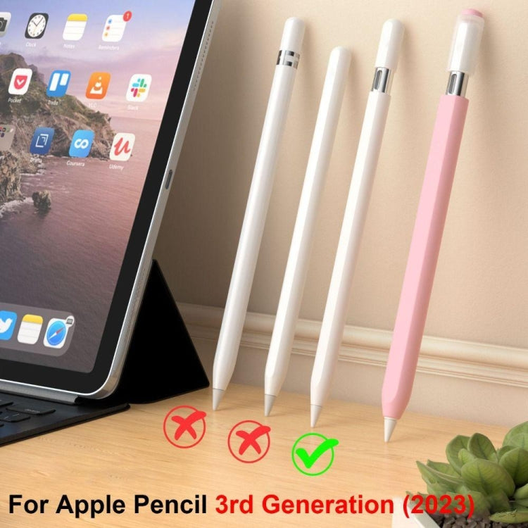 For Apple Pencil (USB-C) Jelly Silicone Stylus Pen Protective Cover(Dark Green) - Pencil Accessories by buy2fix | Online Shopping UK | buy2fix