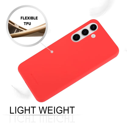 For Samsung Galaxy S24 5G GOOSPERY SOFT FEELING Liquid TPU Soft Phone Case(Red) - Galaxy S24 5G Cases by GOOSPERY | Online Shopping UK | buy2fix