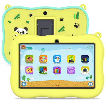 K7 Pro Panda 7 inch WiFi Kids Tablet PC,  2GB+32GB, Android 13 Allwinner A100 Quad Core CPU Support Google Play(Yellow) -  by buy2fix | Online Shopping UK | buy2fix