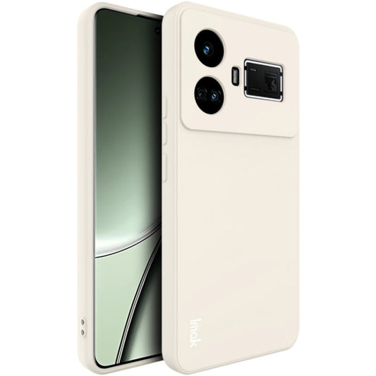 For Realme GT5 5G imak UC-4 Series Straight Edge TPU Phone Case(White) - Realme Cases by imak | Online Shopping UK | buy2fix