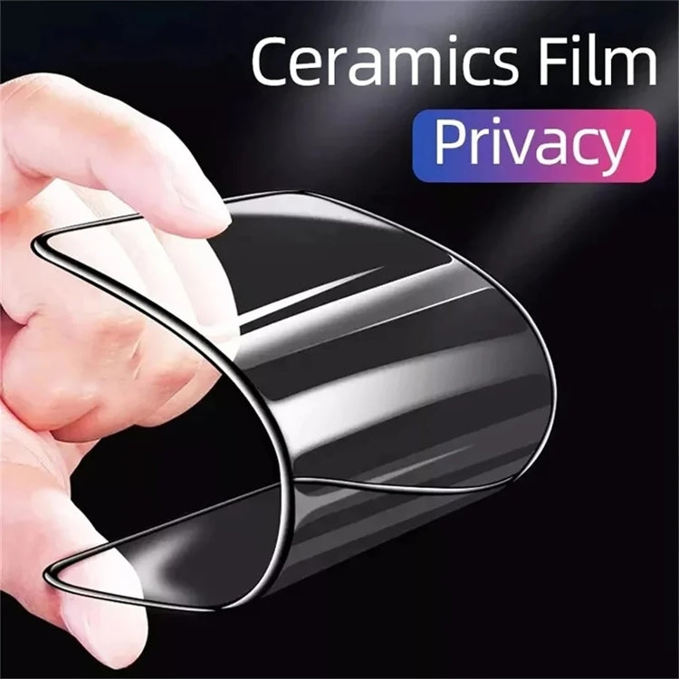 For iPhone 14 / 13 Pro / 13 25pcs Full Coverage Frosted Privacy Ceramic Film - iPhone 14 Tempered Glass by buy2fix | Online Shopping UK | buy2fix