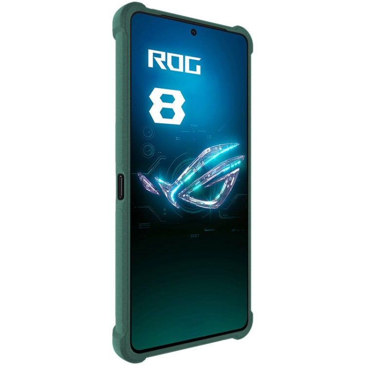 For Asus ROG Phone 8 / Phone 8 Pro imak Shockproof Airbag TPU Phone Case(Matte Green) - ASUS Cases by imak | Online Shopping UK | buy2fix