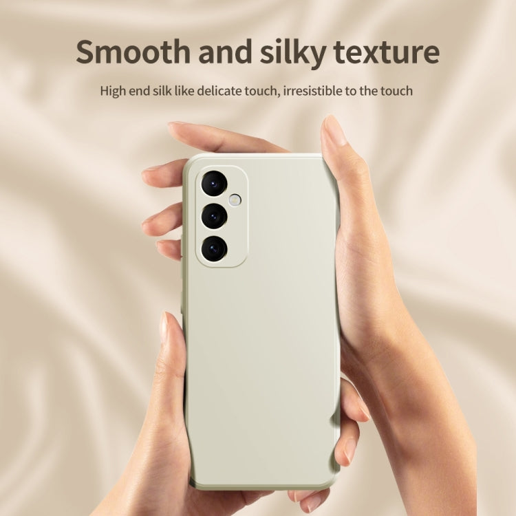 For Samsung Galaxy A35 Imitation Liquid Silicone Phone Case(White) - Galaxy Phone Cases by buy2fix | Online Shopping UK | buy2fix