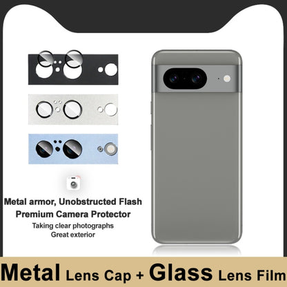 For Google Pixel 8 IMAK Metal Armor Premium Camera Protector Film(Black) - Other by imak | Online Shopping UK | buy2fix