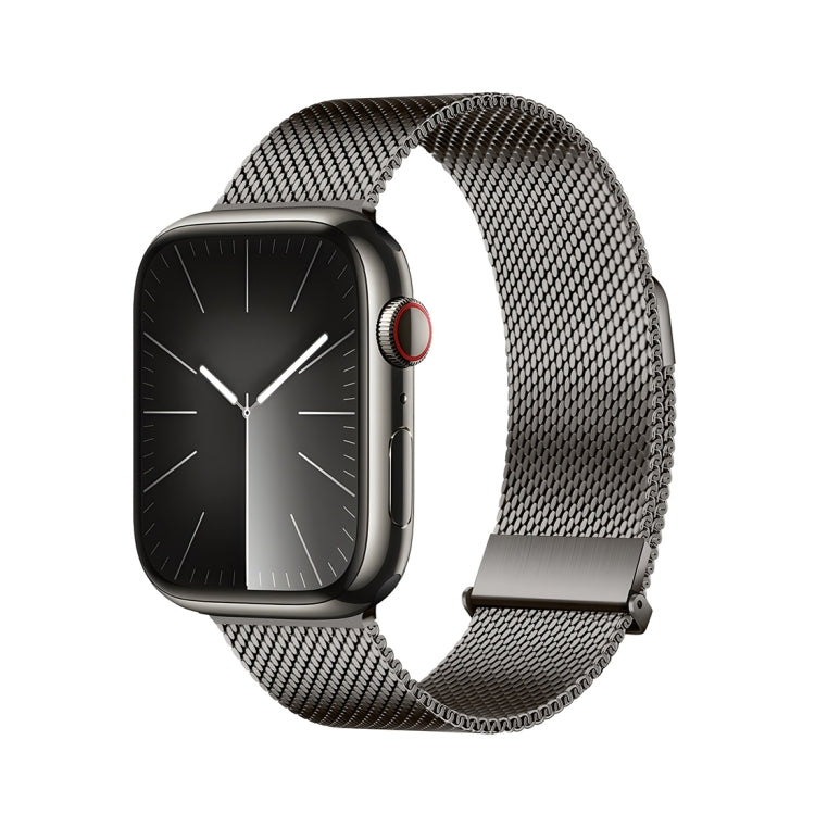 For Apple Watch SE 2022 40mm DUX DUCIS Milanese Pro Series Stainless Steel Watch Band(Graphite) - Watch Bands by DUX DUCIS | Online Shopping UK | buy2fix